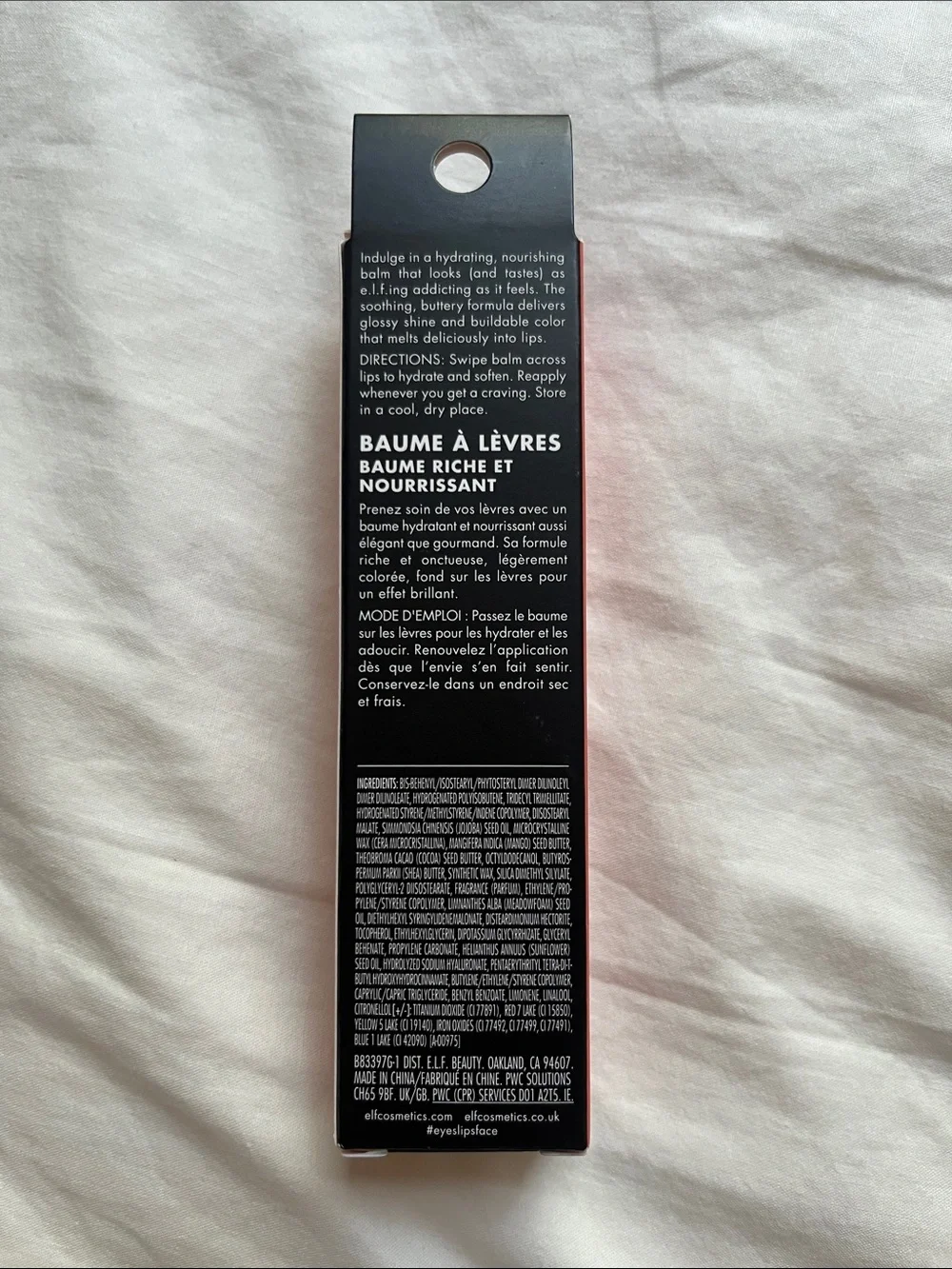 NEW Elf Glow Reviver Melting Lip Gloss in Peach Ring